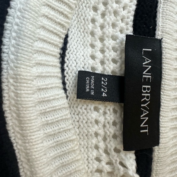 Brand: Lane Bryant, Striped Knit Blouse, Size 22/24 - Picture 6 of 13